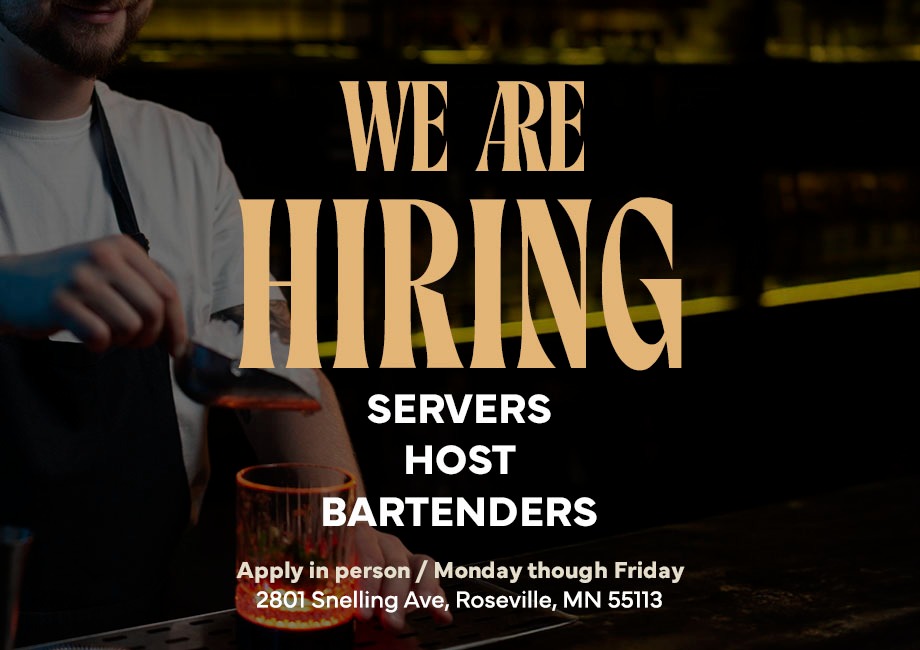 We Are Hiring